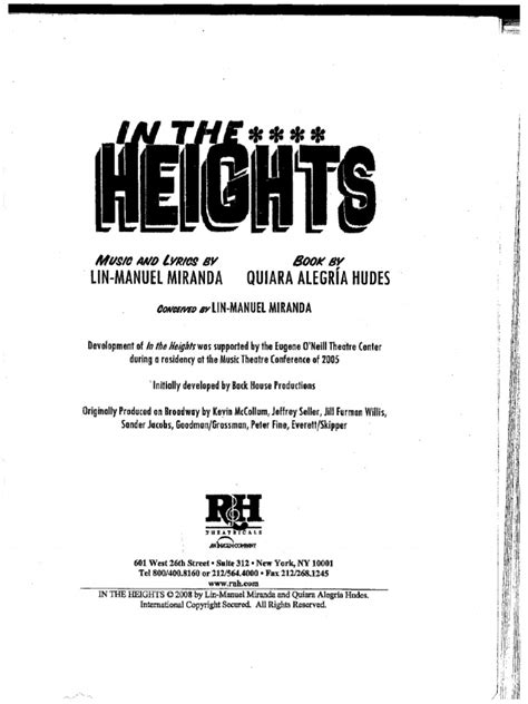 In the heights script pdf act 2 - Canada guide Working Guidelines