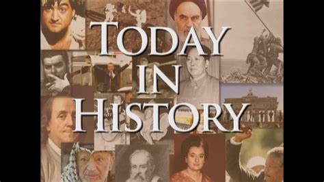 In today's history. Things To Know About In today's history. 