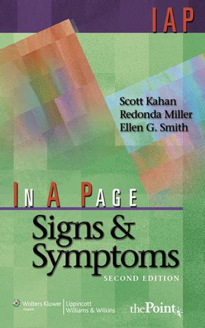 Read Online In A Page Signs  Symptoms By Scott Kahan