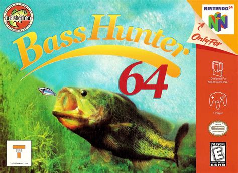 In-Fisherman Bass Hunter 64 (Nintendo 64, 1999) Authentic w/ Manual ...