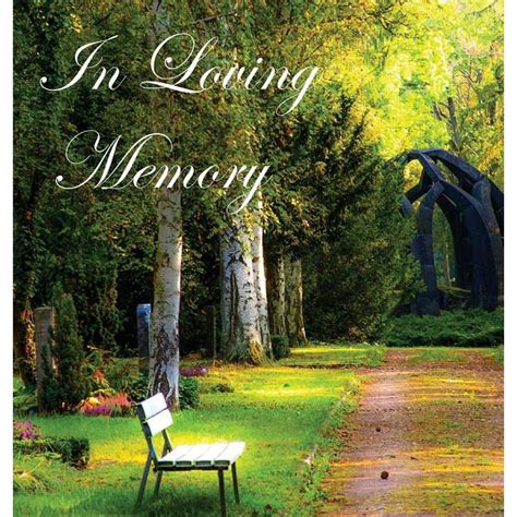 Read In Loving Memory Funeral Guest Book Celebration Of Life Wake Loss Memorial Service Love Condolence Book Funeral Home Missing You Church Thoughts And In Memory Guest Book Hardback By Lollys Publishing