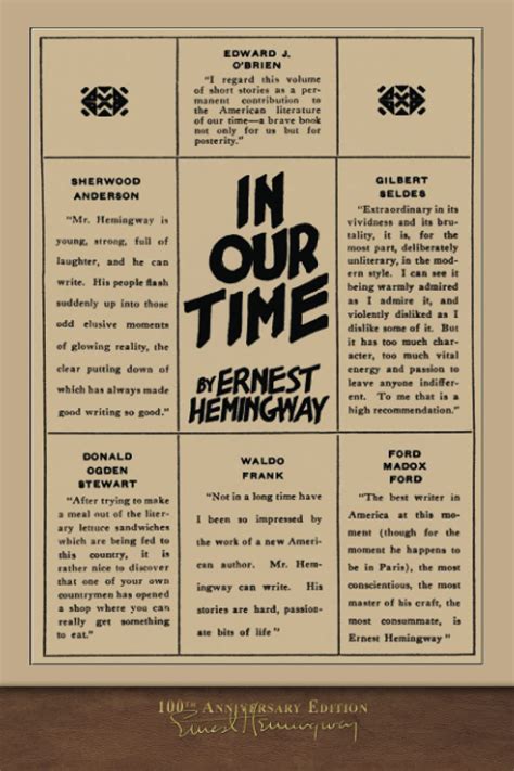 Read Online In Our Time By Ernest Hemingway