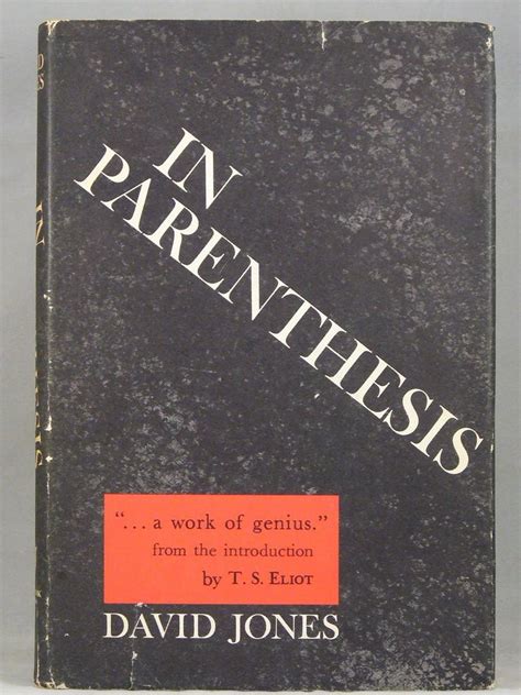Read In Parenthesis By David Jones