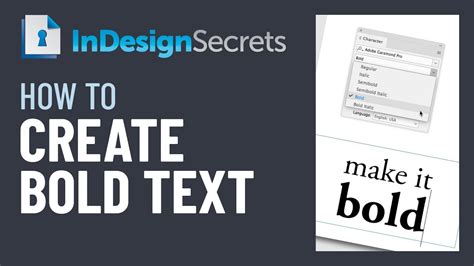 InDesign Bold & Italic [Branched from: Cannot bold/italicize text in ...