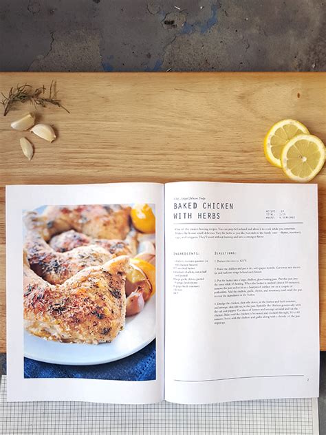InDesign Cookbook Template ctrl + curate