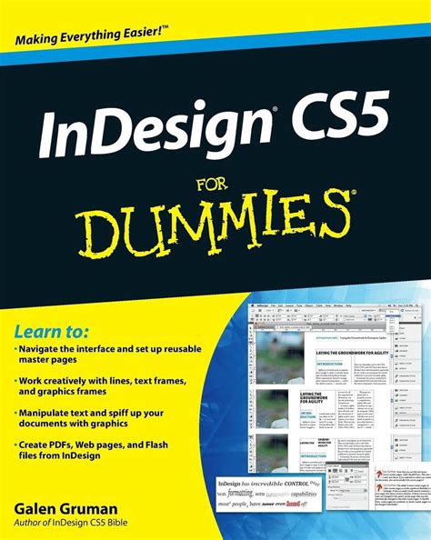 Read Online Indesign Cs5 For Dummies By Galen Gruman