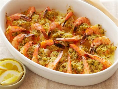 Ina garten seafood. Combine the garlic, onion, parsley, basil, mustards, salt, pepper, olive oil, and lemon juice. Add the shrimp and allow them to marinate for 1 hour at room temperature or cover and refrigerate for up to 2 days. Prepare a charcoal grill with hot coals, and brush the grilling rack with oil to prevent the shrimp from sticking. 