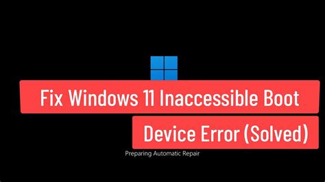 Inaccessible Boot Device after Windows Update : r/techsupport