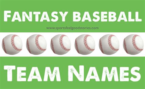 325 Unique Fantasy Baseball Team Names. Emily Sinclair. Fantasy baseball team names can add a fun and creative element to your fantasy baseball experience. Whether you’re playing with friends or competing in a league, having a clever team name can make you stand out and show off your personality. With so many options to choose from, …. 