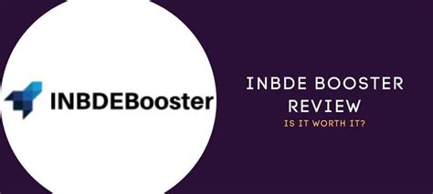 Inbde booster. 24 Jun 2022 ... How to study for the INBDE! I just took the exam in May of 2022 and wanted to share my experience! In this video I go over the breakdown of ... 