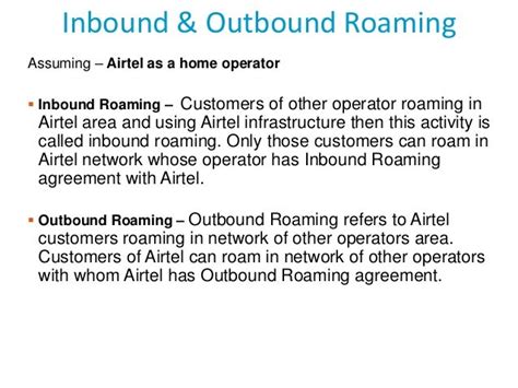 Inbound Roaming Definition Law Insider