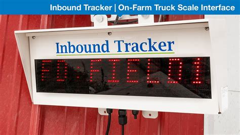 Inbound Tracker On-Farm Truck Scale Interface - YouTube