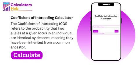 Inbreeding coefficient calculator download.  Coefficient of Inbreeding Calculator ...