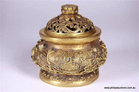 Incense~Chinese brass burner - YouTube