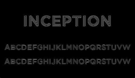 Inception Font Inception Font Generator