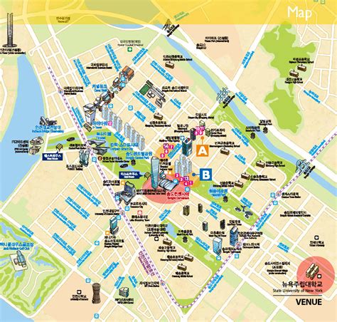Incheon Songdo Map