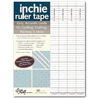 Inchie ruler tape easy accurate guide for quilting crafting painting and more. - Diario di un cronista di provincia.