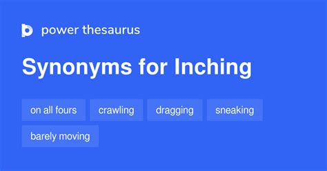 Inching and Crawling - Classic Thesaurus