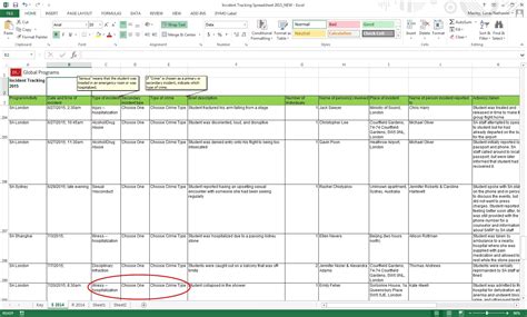Incident Tracking Log Excel Natural Buff Dog