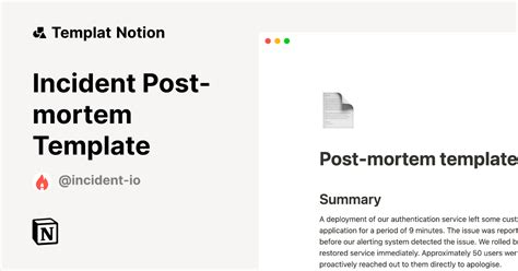 Incident post mortem template word.  Learn how to structure effective po...
