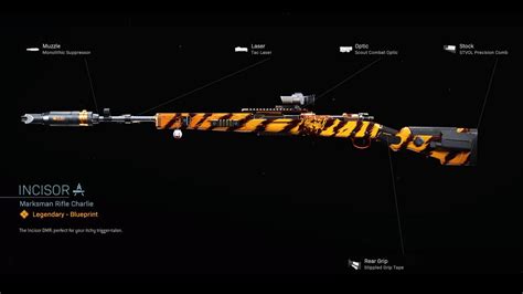 Incisor COD Warzone and Modern Warfare Weapon Blueprint