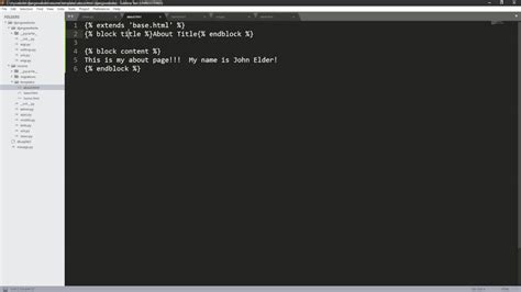 Include Tag Django for Beginners GoSkills