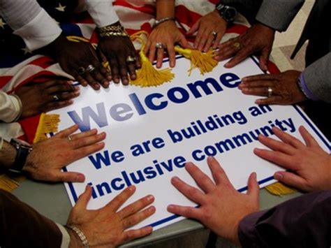 Inclusion is the environment in which any individual or group is and feels welcomed, respected, supported, valued, and able to fully participate. An inclusive and welcoming culture embraces differences and offers respect in words and actions for all people, and fosters a diversity of thought, ideas, perspectives, and values. 1.. 