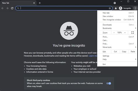 Incognito chrome. Things To Know About Incognito chrome. 