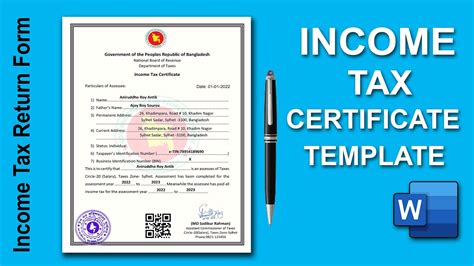 Income Tax Certificate – Helpcenter