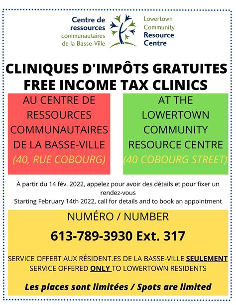 Income Tax Clinics - Somerset West Commun