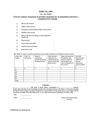 Income Tax Form 10DB in Excel & Fillable PDF - Karvitt