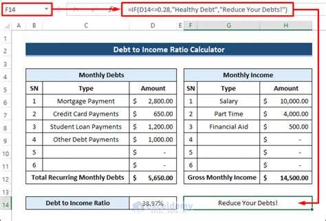 Income to debt ratio calculator. Things To Know About Income to debt ratio calculator. 
