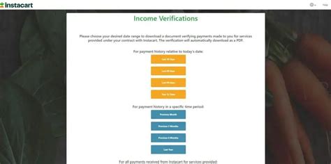 Income verification instacart. We’re introducing a new progress tracker that will help you track your earnings and promotions progress in real time. You can find the new progress tracker on your home screen, making it easier to see your daily earnings and progress at a glance. Get paid instantly. 