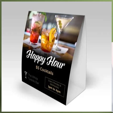 Increase Your Sales and Visibility with Custom Table Tent 3 Sided