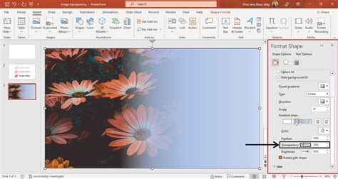 Increase transparency of image in powerpoint