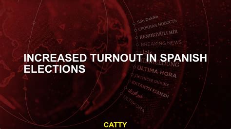 Increased turnout in Spanish elections