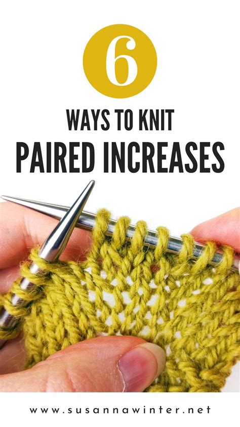 Increases Clearwater Knits