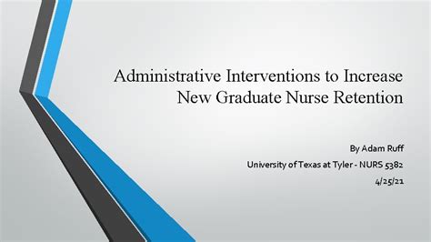 Increasing New Graduate Nurse Retention from a