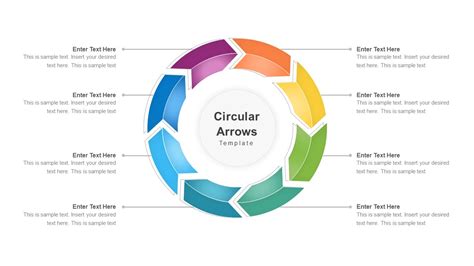 Incredible Circle Arrow PowerPoint Template Slide Design
