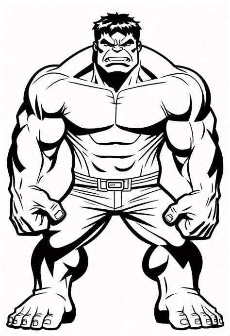 Incredible Hulk Coloring