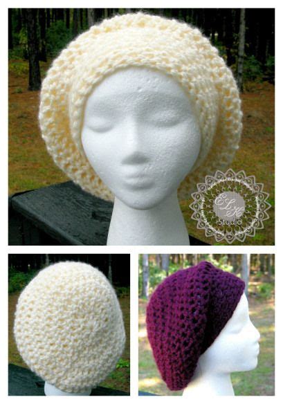 Incredibly Simple Slouchy Hat Free Pattern! ELK Studio