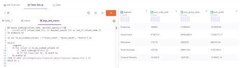 Incrementing variable jinja.  {% set sum = 1 + 1 %} sum = {{ sum }} Which should...
