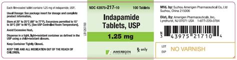 Indapamide Drugs BNF NICE