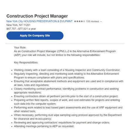 Federal Construction Project Manager. Civil Works Contracting LLC.3.2. Nashville, TN. $90,000 - $115,000 a year. Full-time. Monday to Friday +2. Easily apply. Ability to help decipher and solve technical issues relating to construction. Candidates must have knowledge about every stage of the construction process from….. 