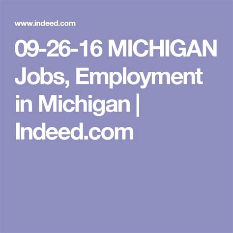 60 reviews. 8317 Westpark Way, Zeeland, MI 49464. From $11 an hour - Part-time, Full-time. Apply now.. Indeed michigan jobs