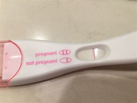 Indent line on first response pregnancy test. Here is your inverted photo. If you look carefully, you can see there is a faint glowing second line! Typically, I would say that means it is more likely a positive than an indent line. Congrats! I posted another pic, so you could compare to an inverted pic of a test which has an indent line and not a positive. 