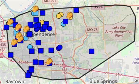 In Independence, the city's utility company had about 450 customers without power as of 11:45 a.m. Tuesday, according to its outage map. By 2:30 p.m. there were just under 300 customers without ...