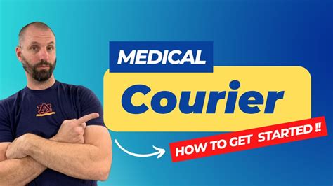 If you've decided to become a 1099 medical courier, the first ste