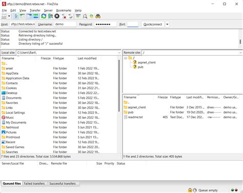 Completely update of the modular Filezilla 3.22