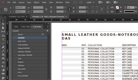Indesign Place Command Tutorial Create A Price List Pagination Com